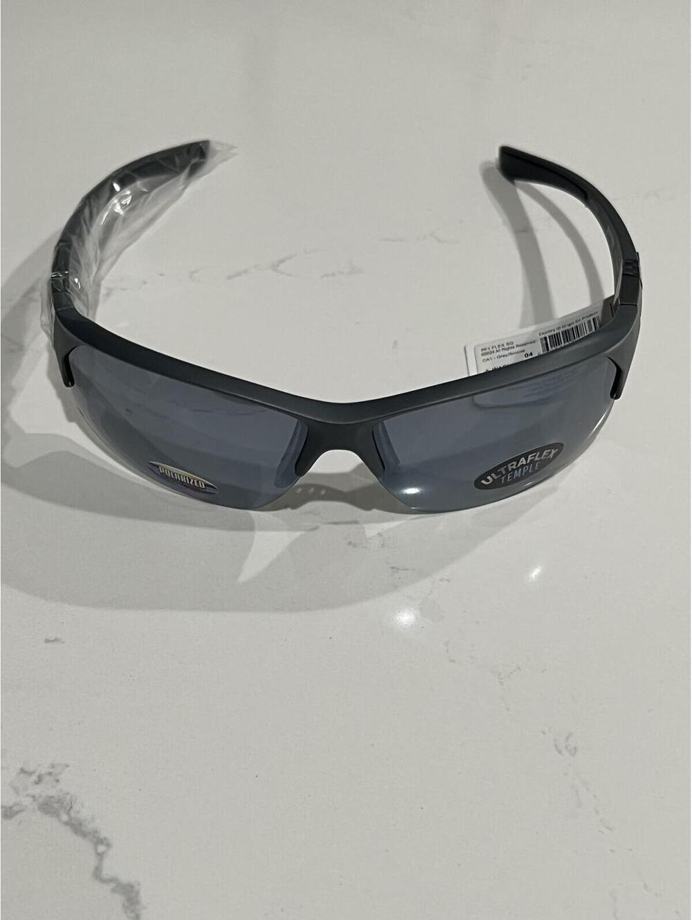 Pugs PF1 Flex Polorized Sunglasses in Black with Black lenses